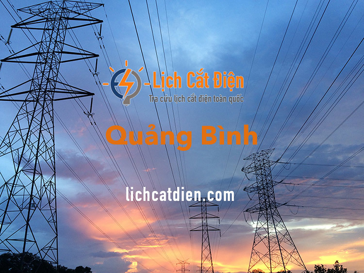 Lịch cúp điện Quảng Bình